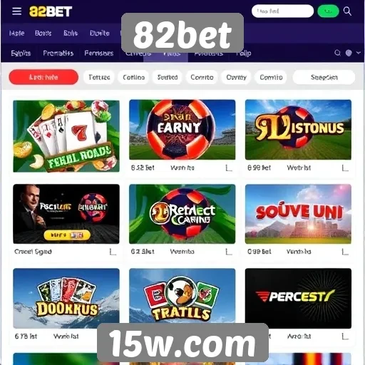 Promoções e bônus oferecidos pelo 82bet